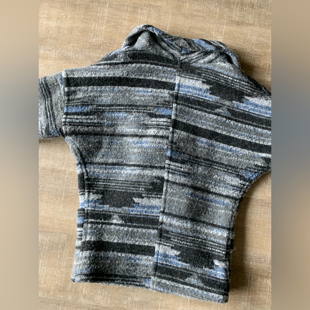 ▶️ PrAna Arria Wool Sweater Jacket Womens XS Gray Blue Button Coat Gorpcore - Picture 11 of 15